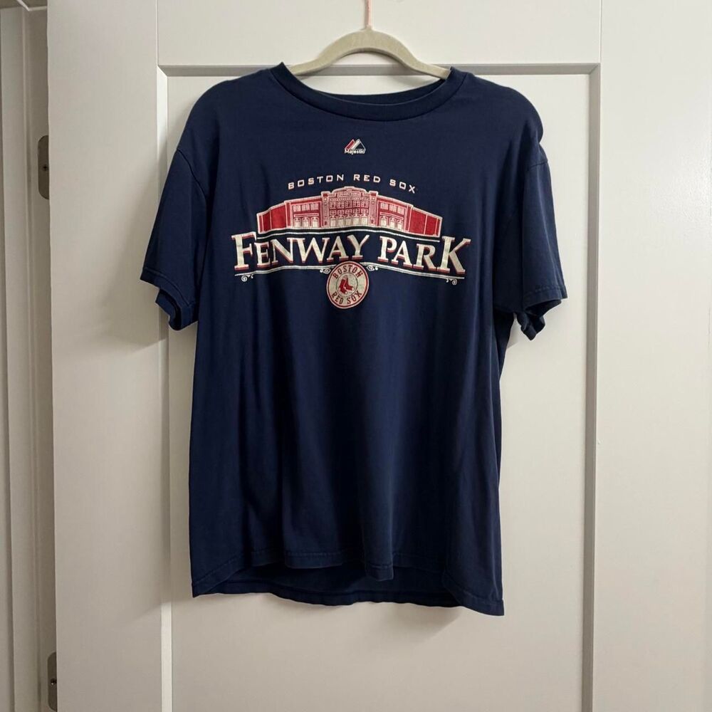 Mlb Men's Navy and Blue T-shirt